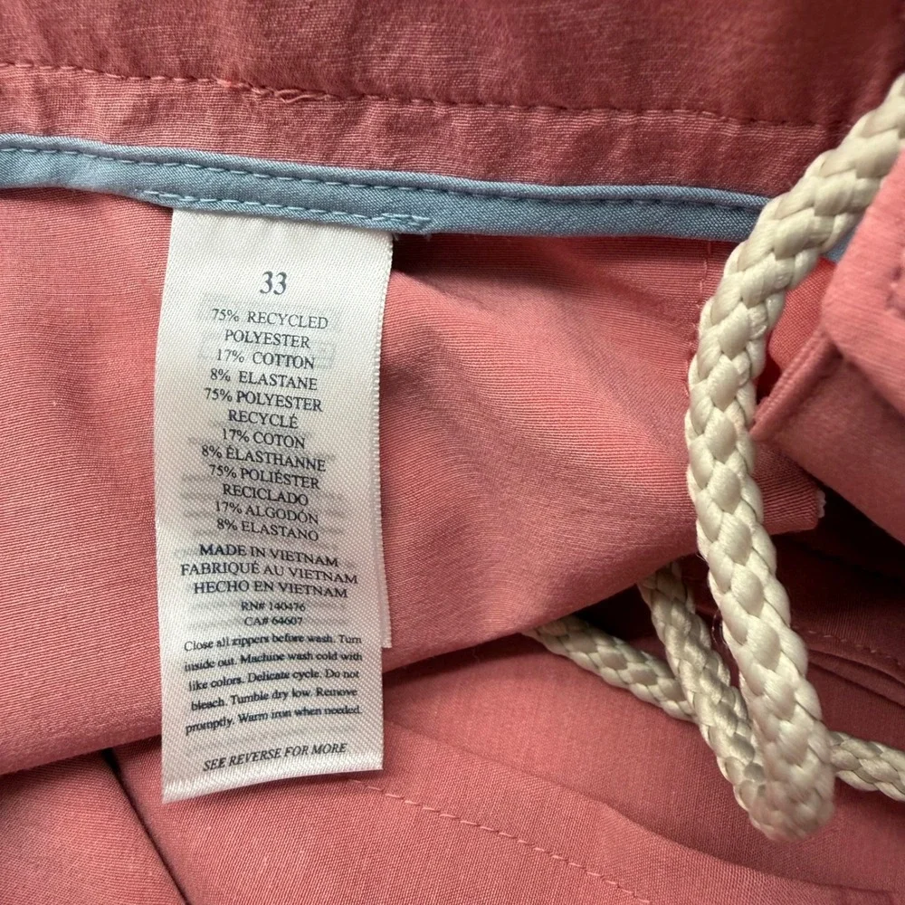 Faherty Shorts Mens 33 Pink All Day Short 5